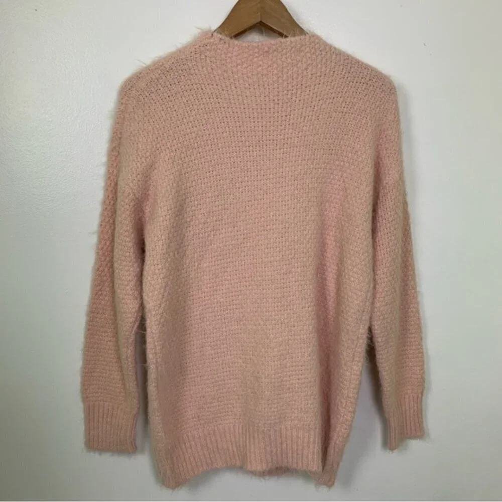 Molly Bracken Fuzzy Heart Knit Sweater